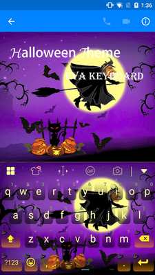 Emulate Android APK Halloween Keyboard Themes-2016