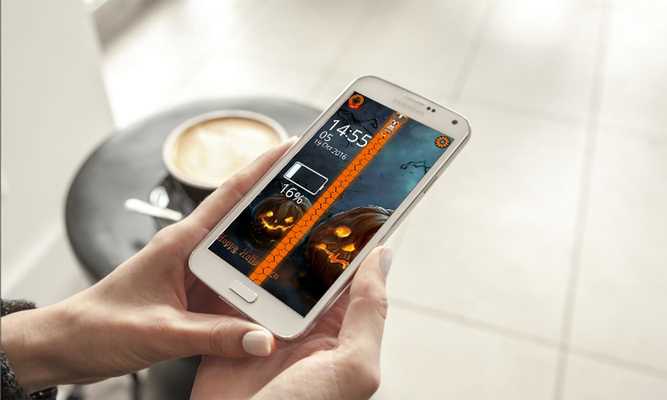 Emulate Android APK Halloween Lock Screen Zipper