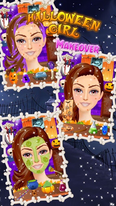 Emulate iPhone app Halloween Makeover Salon Girls Games using MyAndroid Emulate iPhone app Halloween Makeover Salon Girls Games using MyAndroid