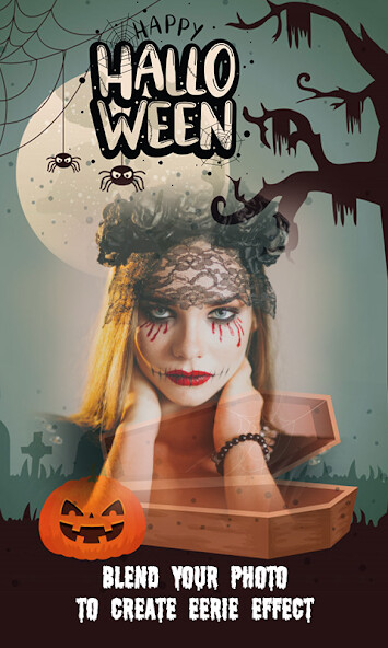 Run android online APK Halloween Photo Blender from MyAndroid or emulate Halloween Photo Blender using MyAndroid