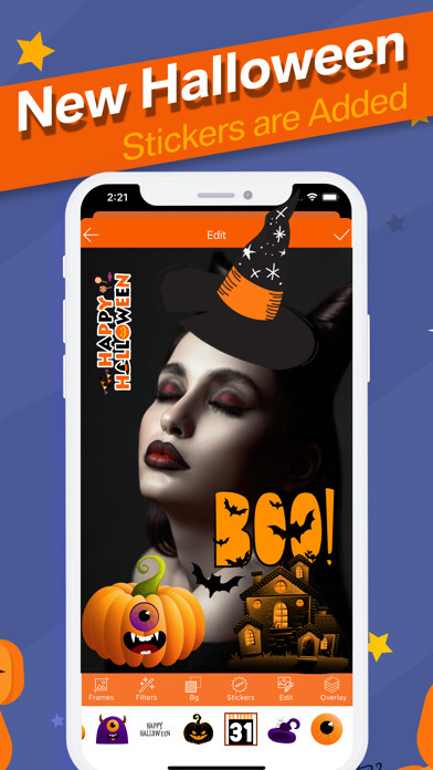 Emulate iPhone app Halloween Photo Frames 2020 HD using MyAndroid Emulate iPhone app Halloween Photo Frames 2020 HD using MyAndroid