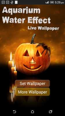 Emulate Android APK Halloween Pumpkin in water