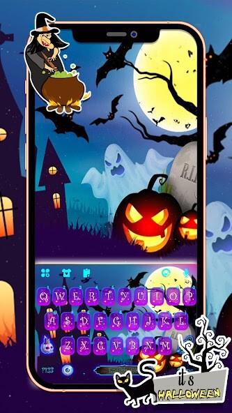 Emulate Android APK Halloween Pumpkin Keyboard Theme