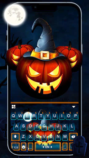 Run android online APK Halloween Pumpkins Keyboard Background from MyAndroid or emulate Halloween Pumpkins Keyboard Background using MyAndroid