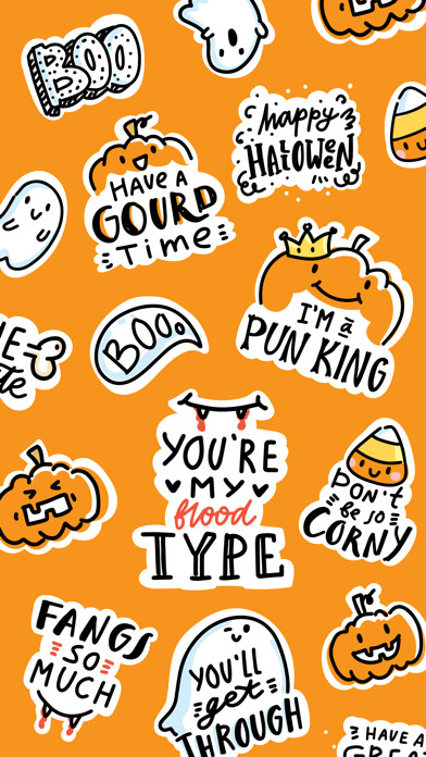 Emulate iPhone app Halloween Puns! using MyAndroid