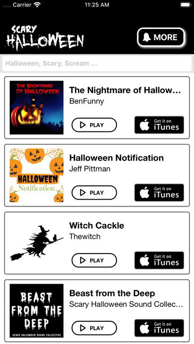 Emulate iPhone app Halloween Ringtones for iPhone using MyAndroid Emulate iPhone app Halloween Ringtones for iPhone using MyAndroid