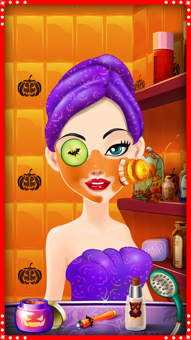 Emulate iPhone app Halloween Salon, Dress up, Spa Makeover kids games using MyAndroid Emulate iPhone app Halloween Salon, Dress up, Spa Makeover kids games using MyAndroid