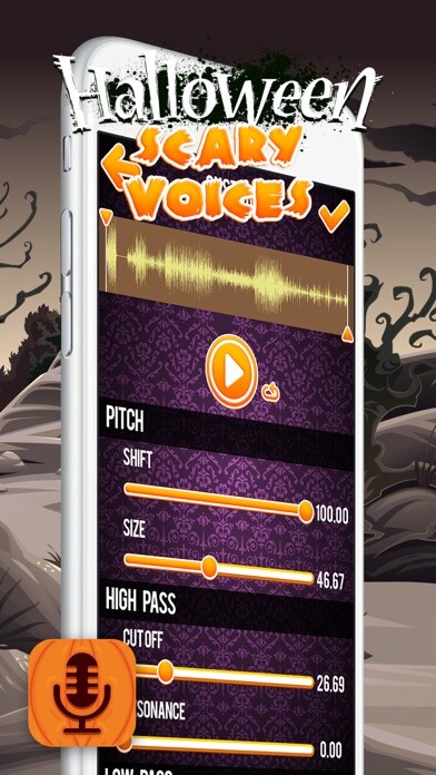Emulate iPhone app Halloween Scary Voices using MyAndroid Emulate iPhone app Halloween Scary Voices using MyAndroid