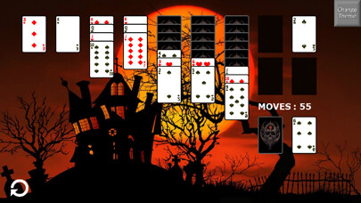Emulate iPhone app Halloween Solitaire 2017 using MyAndroid