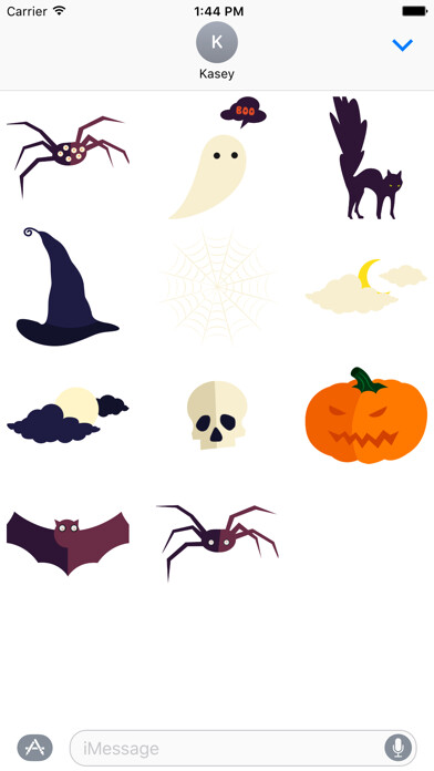 Emulate iPhone app Halloween Sticker-Pack using MyAndroid Emulate iPhone app Halloween Sticker-Pack using MyAndroid
