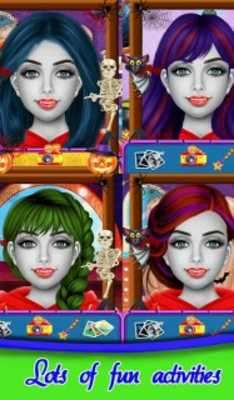 Emulate Android APK Halloween Tattoo Piercing Face Paint Salon