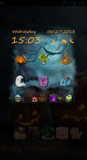 Run android online APK Halloween Toucher Pro Theme from MyAndroid or emulate Halloween Toucher Pro Theme using MyAndroid