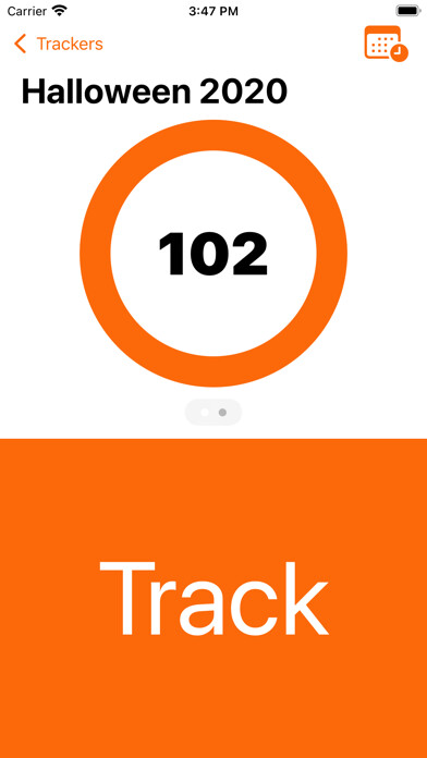 Emulate iPhone app Halloween Tracker using MyAndroid