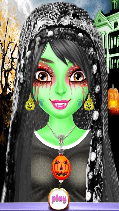Emulate iPhone app Halloween Vampire Salon using MyAndroid Emulate iPhone app Halloween Vampire Salon using MyAndroid