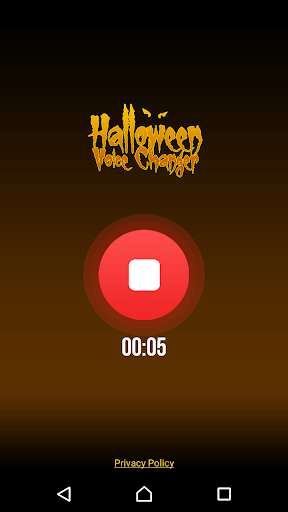 Emulate Android APK Halloween Voice Changer - Scary Sound Effects
