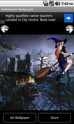 Emulate Android APK Halloween wallpaper free