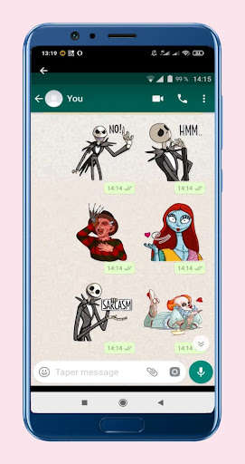 Run android online APK Halloween WastickerApp from MyAndroid or emulate Halloween WastickerApp using MyAndroid