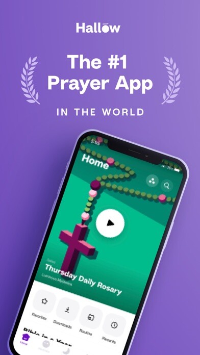 Emulate iPhone app Hallow: Prayer & Meditation using MyAndroid