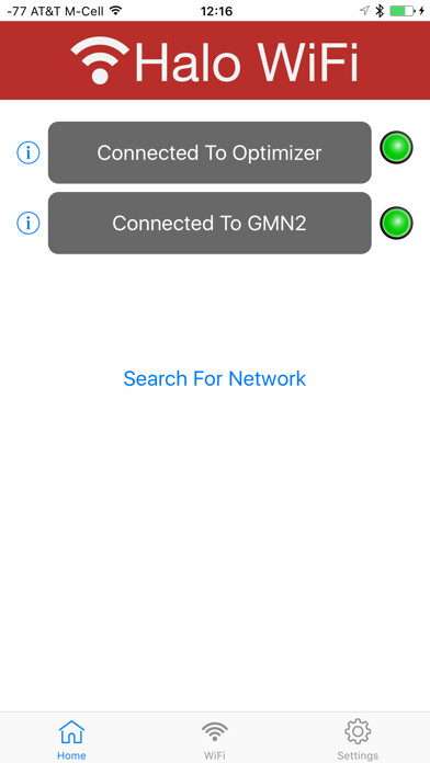 Emulate iPhone app Halo WiFi using MyAndroid