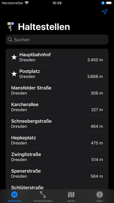 Emulate iPhone app Haltestellenmonitor Dresden using MyAndroid Emulate iPhone app Haltestellenmonitor Dresden using MyAndroid