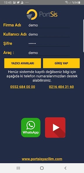Emulate iPhone app Halı Yıkama Programı using MyAndroid Emulate iPhone app Halı Yıkama Programı using MyAndroid