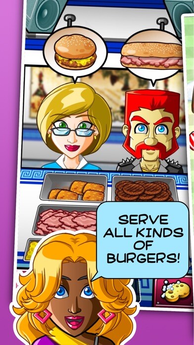 Emulate iPhone app Hamburger Chef Fever: Snack Town using MyAndroid