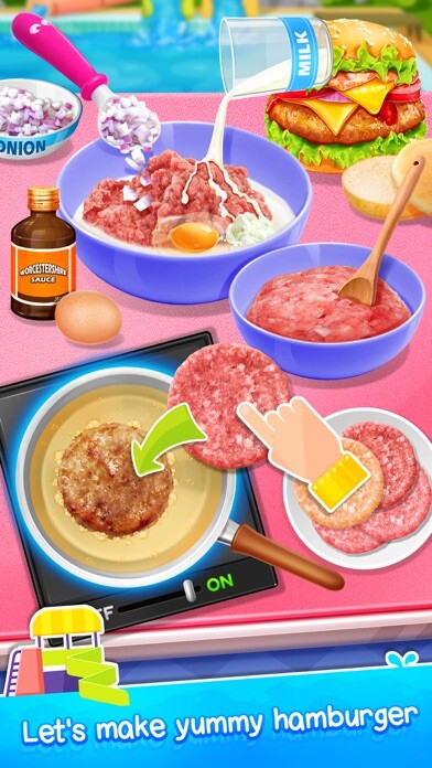 Emulate iPhone app Hamburger & Icy Juice using MyAndroid