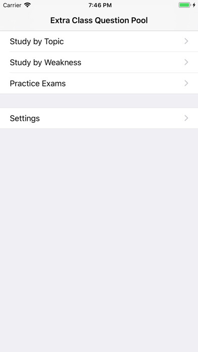 Emulate iPhone app Ham Extra using MyAndroid