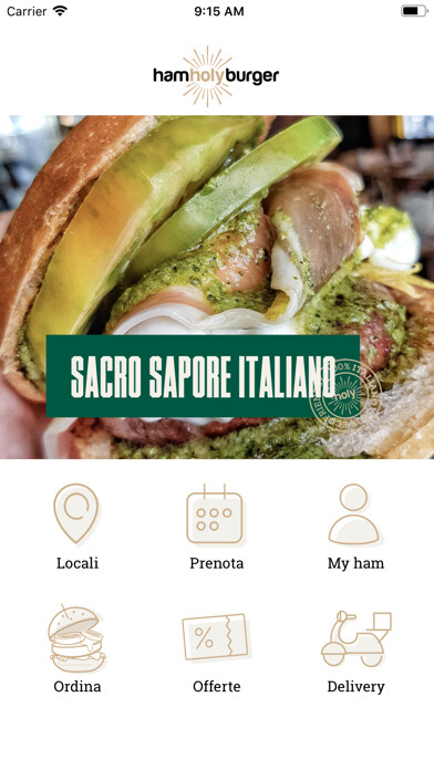 Emulate iPhone app ham holy burger using MyAndroid