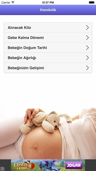 Emulate iPhone app Hamile using MyAndroid