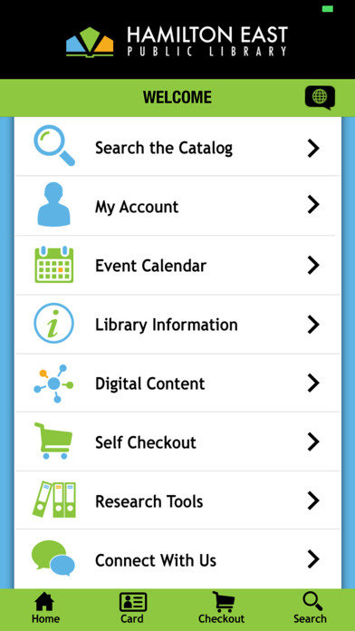 Emulate iPhone app Hamilton East Public Library using MyAndroid Emulate iPhone app Hamilton East Public Library using MyAndroid