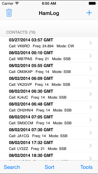 Emulate iPhone app HamLog using MyAndroid Emulate iPhone app HamLog using MyAndroid