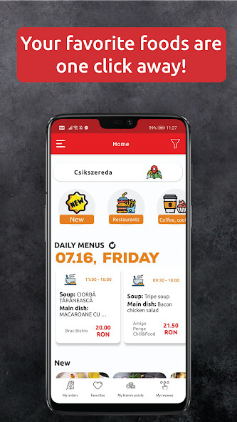 Run android online APK Hamm - food ordering in Transylvania from MyAndroid or emulate Hamm - food ordering in Transylvania using MyAndroid
