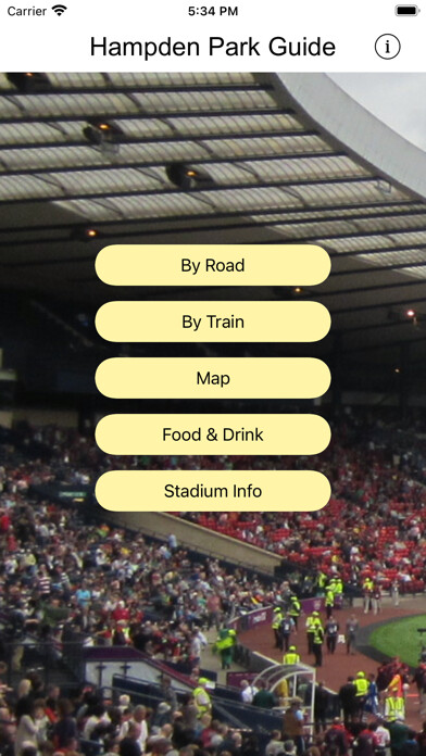 Emulate iPhone app Hampden Park Ground Guide using MyAndroid Emulate iPhone app Hampden Park Ground Guide using MyAndroid