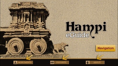 Emulate iPhone app Hampi eGuide using MyAndroid