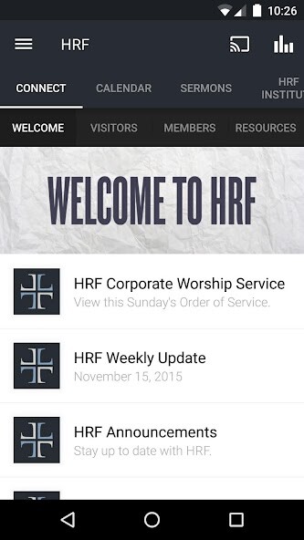 Emulate iPhone app Hampton Roads Fellowship using MyAndroid Emulate iPhone app Hampton Roads Fellowship using MyAndroid