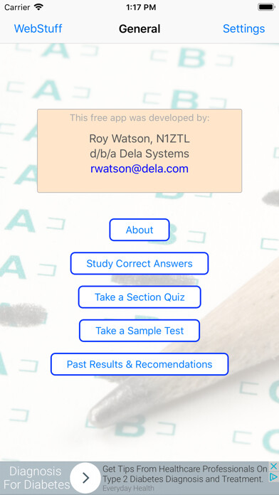 Emulate iPhone app Ham Radio Exam - General using MyAndroid Emulate iPhone app Ham Radio Exam - General using MyAndroid