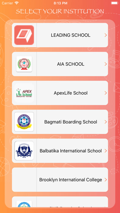 Emulate iPhone app Hamro School using MyAndroid