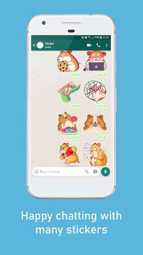 Run android online APK Hamster Stickers WAStickerApps from MyAndroid or emulate Hamster Stickers WAStickerApps using MyAndroid