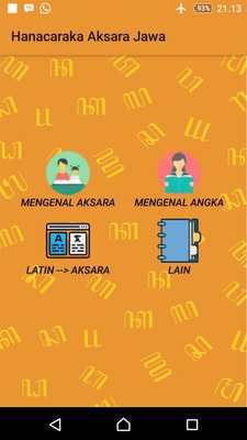Emulate Android APK Hanacaraka Aksara Jawa