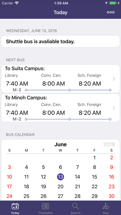 Emulate iPhone app Handai Shuttle Bus using MyAndroid
