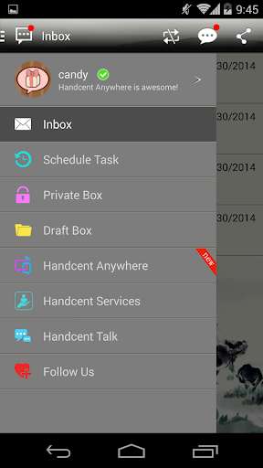 Emulate Android APK Handcent 6 Skin Ink Emulate Android APK Handcent 6 Skin Ink