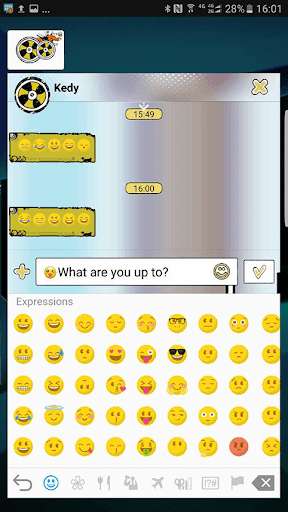 Emulate Android APK Handcent Skin (Graffiti)