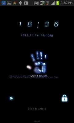 Emulate Android APK hand go locker theme