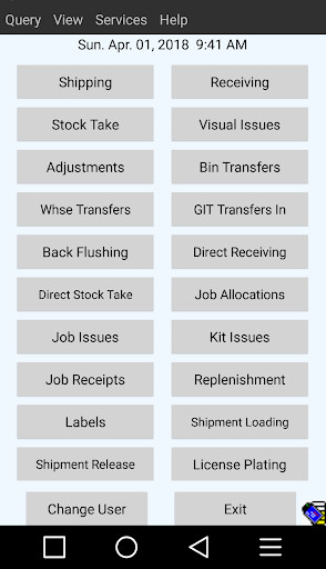 Emulate Android APK Handheld WMS Solution for SYSPRO Emulate Android APK Handheld WMS Solution for SYSPRO