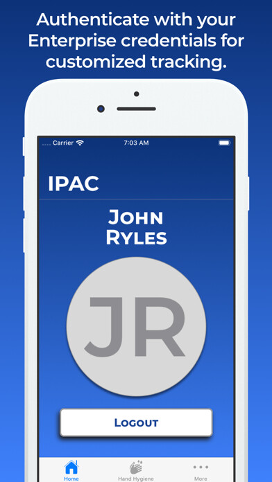 Emulate iPhone app Hand Hygiene Tracker using MyAndroid Emulate iPhone app Hand Hygiene Tracker using MyAndroid