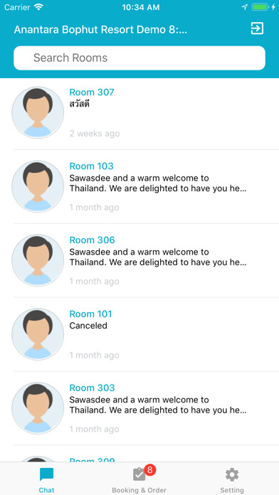 Emulate iPhone app HandiGo: For Staff using MyAndroid