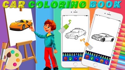 Emulate iPhone app HandPaint Cars - Cars coloring book for toddlers using MyAndroid Emulate iPhone app HandPaint Cars - Cars coloring book for toddlers using MyAndroid