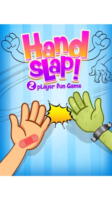 Emulate iPhone app Hand Slap Two Player Fun Game using MyAndroid
