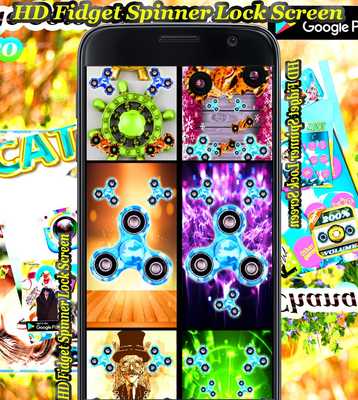 Emulate Android APK Hand Spinner Lock Screen HD